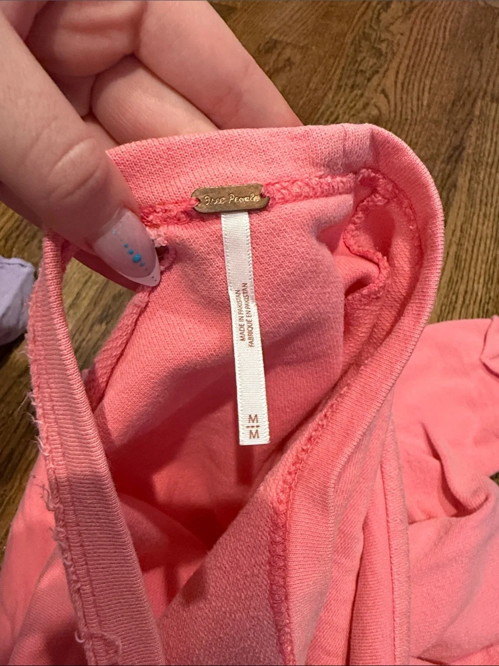 Free People Bubblegum Pink Cropped Crew Sweatshirt